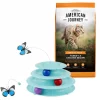 American Journey||Frisco American Journey Turkey & Chicken Recipe Grain-Free Dry Food + Frisco Cat Tracks Butterfly Cat Toy -The Frisco Store 292648 MAIN. SY630 V1620001641