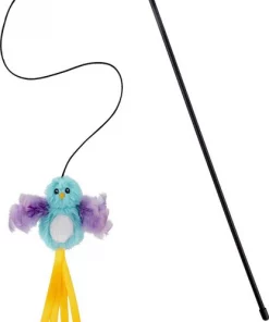 Fancy Feast||Frisco Fancy Feast Tender Feast Canned Food + Frisco Bird Teaser with Feathers Cat Toy, Blue -The Frisco Store 292976 PT4. SY630 V1619999820