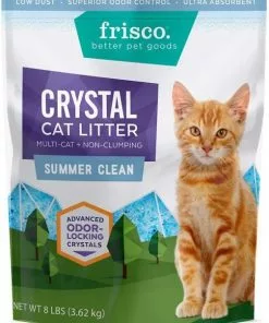 Nature's Miracle||Frisco Nature's Miracle Disposable Litter Box + Frisco Summer Clean Scented Non-Clumping Crystal Cat Litter -The Frisco Store 293376 PT4. SY630 V1619997739