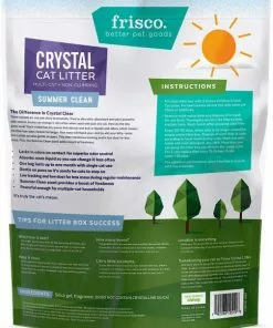 Nature's Miracle||Frisco Nature's Miracle Disposable Litter Box + Frisco Summer Clean Scented Non-Clumping Crystal Cat Litter -The Frisco Store 293376 PT5. SY630 V1619990538