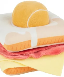 Frisco Brunch Egg in Hole 2-in-1 Plush Squeaky Dog Toy