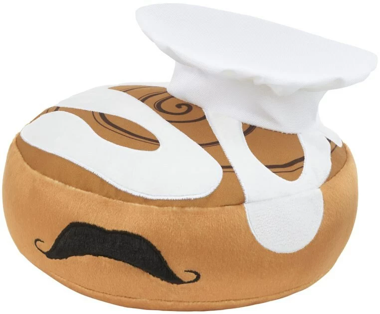 Frisco Brunch Cinnamon Roll Jumbo Plush Squeaky Dog Toy 3 Frisco Brunch Cinnamon Roll Jumbo Plush Squeaky Dog Toy