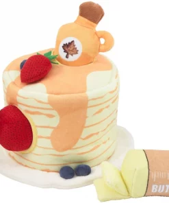 Frisco Brunch Pancake Hide & Seek Puzzle Plush Squeaky Dog Toy