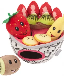 Frisco Brunch Acai Bowl Hide & Seek Puzzle Plush Squeaky Dog Toy