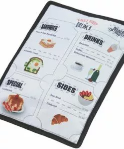 Frisco Brunch Menu Ballistic Nylon Flat Plush Squeaky Dog Toy