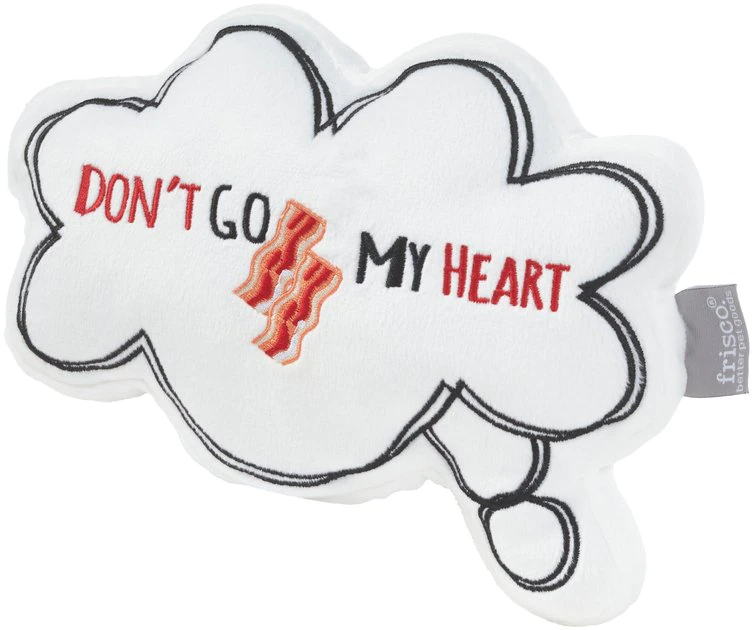 Frisco Brunch Thought Bubble Plush Squeaky Dog Toy 3 Frisco Brunch Thought Bubble Plush Squeaky Dog Toy