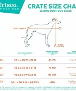 Frisco Heavy Duty Enhanced Lock Sliding Double Door Fold & Carry Wire Dog Crate & Mat Kit -The Frisco Store 297461 PT2. SY630 V1633114592