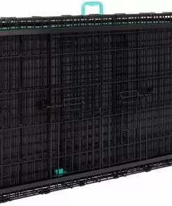 Frisco Heavy Duty Enhanced Lock Sliding Double Door Fold & Carry Wire Dog Crate & Mat Kit -The Frisco Store 297461 PT3. SY630 V1633114897