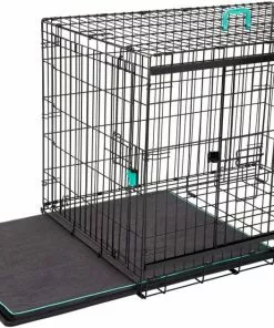 Frisco Heavy Duty Enhanced Lock Sliding Double Door Fold & Carry Wire Dog Crate & Mat Kit -The Frisco Store 297461 PT4. SY630 V1633115628