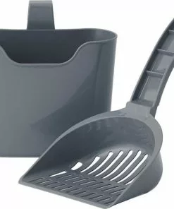 Frisco||IRIS Frisco Plastic Litter Scooper with Caddy + IRIS Open Top Litter Box with Shield -The Frisco Store 298166 PT2. SY630 V1623196049