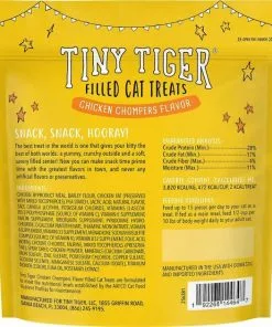 Tiny Tiger||Frisco Tiny Tiger Chicken Chompers Flavor Filled Cat Treats, 16-oz bag + Frisco Melamine Dog & Cat Treat Jar with Bamboo Lid, 8 Cups -The Frisco Store 298560 PT2. SY630 V1623202066