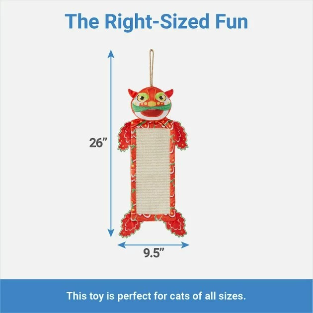 Frisco Dragon Scratcher Cat Toy 4 Frisco Dragon Scratcher Cat Toy - Image 2