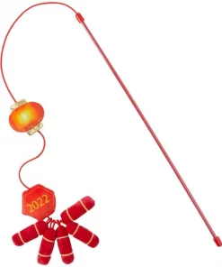 Frisco Firecracker & Lantern Teaser Cat Toy with Catnip