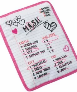 Frisco Valentine MASH Flat Plush Squeaky Dog Toy