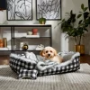 Frisco Buffalo Check Cuddler Pet Bed & Gift Set, Black & White 1 Frisco Buffalo Check Cuddler Pet Bed & Gift Set, Black & White -The Frisco Store 299398 MAIN. SY630 V1639093651