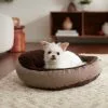 Frisco Herringbone Hi-Low Cuddler Dog & Cat Bed 2 Frisco Herringbone Hi-Low Cuddler Dog & Cat Bed -The Frisco Store 299436 MAIN. SY630 V1638288114