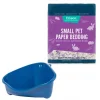 Frisco Corner Litter Box, Navy, Small + Small Animal Bedding, Lavender -The Frisco Store 301908 MAIN. SY630 V1644983210