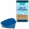 Frisco Corner Litter Box, Navy, Small + Small Animal Bedding, Natural 1 Frisco Corner Litter Box, Navy, Small + Small Animal Bedding, Natural -The Frisco Store 301910 MAIN. SY630 V1644965838
