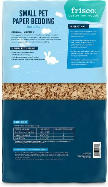 Frisco Corner Litter Box, Navy, X-Small + Small Animal Bedding, Natural 9 Frisco Corner Litter Box, Navy, X-Small + Small Animal Bedding, Natural - Image 7