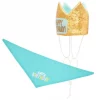 Frisco Birthday Bandana, X-Small/Small + Dog & Cat Crown, X-Small/Small -The Frisco Store 302372 MAIN. SY630 V1633072872