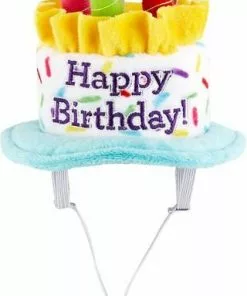 Frisco Birthday Cake Hat, X-Small/Small + Dog & Cat T-Shirt, Blue -The Frisco Store 302392 PT2. SY630 V1623044845