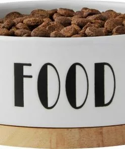 Frisco Ceramic Dog Bowl with Wood Base, 2.5 Cups + Treat Jar, 4 Cups 13 Frisco Ceramic Dog Bowl with Wood Base, 2.5 Cups + Treat Jar, 4 Cups -The Frisco Store 302418 PT2. SY630 V1623058353