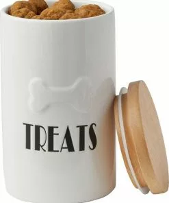 Frisco Ceramic Dog Bowl with Wood Base, 2.5 Cups + Treat Jar, 4 Cups 17 Frisco Ceramic Dog Bowl with Wood Base, 2.5 Cups + Treat Jar, 4 Cups -The Frisco Store 302418 PT6. SY630 V1623075451