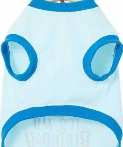 Frisco Happy Birthday Crown, Medium/Large + Dog & Cat T-Shirt, Blue -The Frisco Store 302454 PT6. SY630 V1623065848