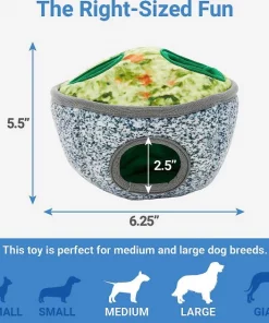 Frisco Hide & Seek Plush Guacamole Dog Toy + Refills, 3-Pack -The Frisco Store 302478 PT2. SY630 V1623040360