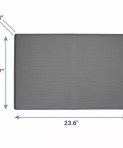 Frisco Silicone Food Mat, Gray, Large + Bones Non-skid Ceramic Dog Bowl 13 Frisco Silicone Food Mat, Gray, Large + Bones Non-skid Ceramic Dog Bowl -The Frisco Store 302516 PT2. SY630 V1623059247