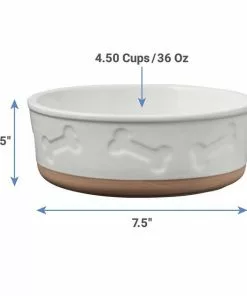 Frisco Silicone Food Mat, Gray, Large + Bones Non-skid Ceramic Dog Bowl 18 Frisco Silicone Food Mat, Gray, Large + Bones Non-skid Ceramic Dog Bowl -The Frisco Store 302516 PT7. SY630 V1623066750