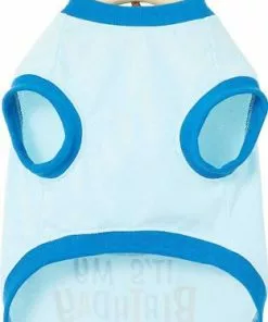 Frisco Birthday Prince Bandana, Medium/Large + Dog & Cat T-Shirt, Blue -The Frisco Store 302690 PT5. SY630 V1633087027