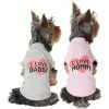 Frisco I Love Daddy + I Love Mommy Dog & Cat T-Shirt, Pink 1 Frisco I Love Daddy + I Love Mommy Dog & Cat T-Shirt, Pink -The Frisco Store 302752 MAIN. SY630 V1623056864