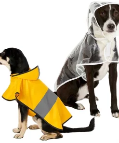Frisco Rainy Days + Clear Vinyl Dog Raincoat