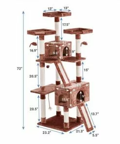 Frisco 52-in + 72-in Faux Fur Tree & Condo 13 Frisco 52-in + 72-in Faux Fur Tree & Condo -The Frisco Store 303334 PT2. SY630 V1623060455