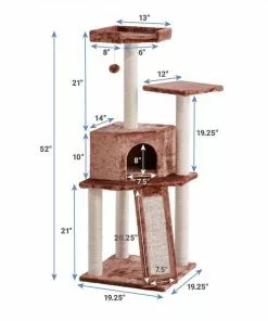 Frisco 52-in + 72-in Faux Fur Tree & Condo 17 Frisco 52-in + 72-in Faux Fur Tree & Condo -The Frisco Store 303334 PT6. SY630 V1623034949