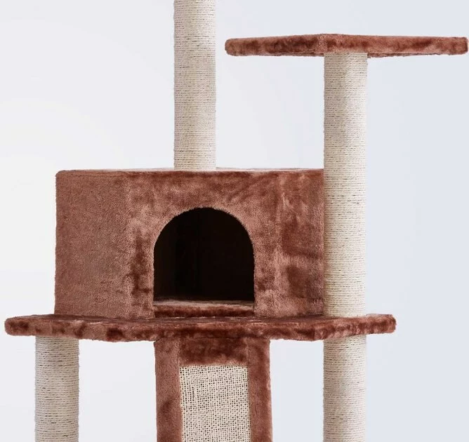 Frisco 52-in + 72-in Faux Fur Tree & Condo 10 Frisco 52-in + 72-in Faux Fur Tree & Condo - Image 8