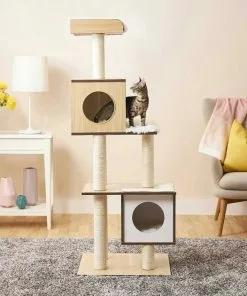 Frisco 62-in Modern Tree & Condo + Modern Tunnel Elevated Cat Bed 14 Frisco 62-in Modern Tree & Condo + Modern Tunnel Elevated Cat Bed -The Frisco Store 303344 PT4. SY630 V1623089260