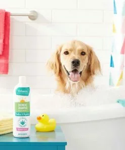 Frisco Aloe Hydrating Spray, 12-oz bottle + Oatmeal Shampoo with Aloe for Dogs & Cats, Almond Scent -The Frisco Store 303372 PT7. SY630 V1623066760