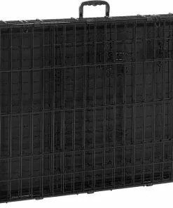 Frisco Fold & Carry Single Door Collapsible Wire Crate, 36 inch + Extra Large Printed Dog Training & Potty Pads, 28 x 34-in, 40 count, Unscented -The Frisco Store 303438 PT3. SY630 V1623081751