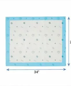 Frisco Fold & Carry Single Door Collapsible Wire Crate, 36 inch + Extra Large Printed Dog Training & Potty Pads, 28 x 34-in, 40 count, Unscented -The Frisco Store 303438 PT6. SY630 V1623056545