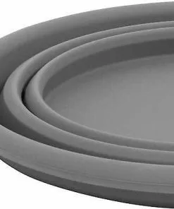 Frisco Silicone Collapsible Travel Bowl with Carabiner, Gray, 1.5 Cups + Pet Toy & Bowl Cleaning Wipes -The Frisco Store 303616 PT3. SY630 V1623039444