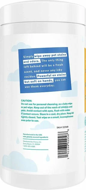 Frisco||Pet Odor Exterminator Frisco Stain & Odor Remover Wipes, 70 count + Pet Odor Exterminator Lavender & Chamomile Deodorizing Candle 5 Frisco||Pet Odor Exterminator Frisco Stain & Odor Remover Wipes, 70 count + Pet Odor Exterminator Lavender & Chamomile Deodorizing Candle - Image 3