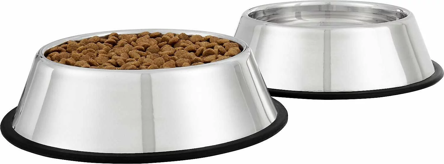 Frisco Stainless Steel Bowl, 4.75-cup, 2 count + Pet Toy & Bowl Cleaning Wipes 5 Frisco Stainless Steel Bowl, 4.75-cup, 2 count + Pet Toy & Bowl Cleaning Wipes - Image 3