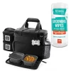 Mobile Dog Gear||Frisco Mobile Dog Gear Week Away Tote Travel Bag, Black, Medium/Large + Frisco Hypoallergenic Grooming Wipes with Aloe for Dogs & Cats, Unscented, 50 count -The Frisco Store 303696 MAIN. SY630 V1623064060
