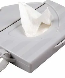 Ubbi||Frisco Ubbi On-The-Go Wipes Dispenser + Frisco Silicone Collapsible Travel Bowl with Carabiner, Gray, 1.5 Cups -The Frisco Store 303766 PT2. SY630 V1623058047