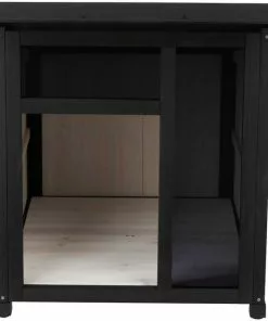 Frisco Modern Wooden Outdoor Dog House, White -The Frisco Store 304037 PT4. SY630 V1641481424