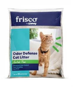 Frisco Odor Defense Herbal Pine Scented Clumping Clay Cat Litter