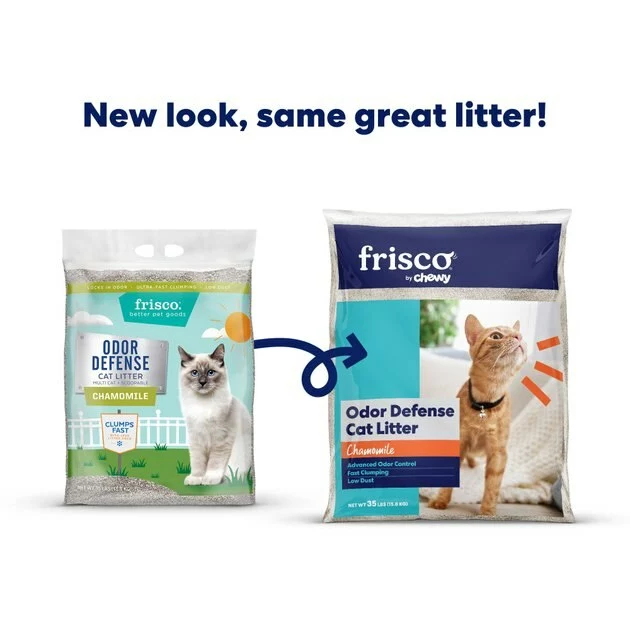 Frisco Odor Defense Chamomile Scented Clumping Clay Litter 4 Frisco Odor Defense Chamomile Scented Clumping Clay Litter - Image 2