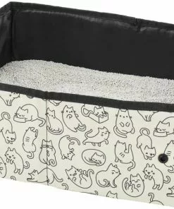 Frisco Collapsible Cat Cage, Litter Box, & Mat -The Frisco Store 306999 PT3. SY630 V1634828919